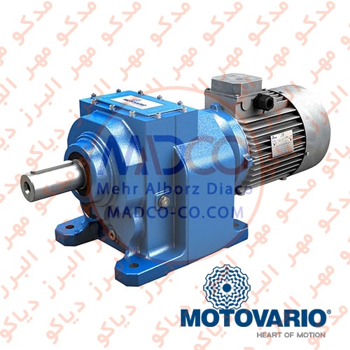 الکتروگیربکس شافت مستقیم یا هلیکال Helical موتوواریو Motovario