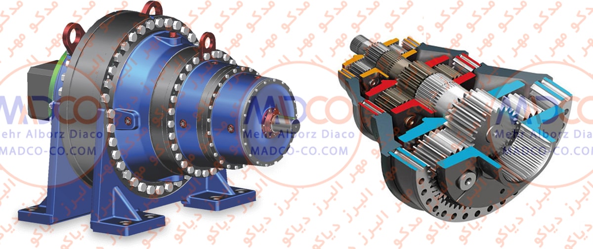 گیربکس خورشیدی Planetary Gearbox